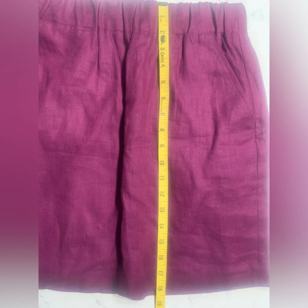 LOFT Linen Mini Skirt NWT - SZ S - Picture 7 of 7